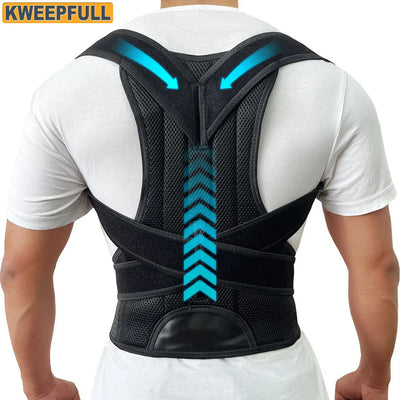 Back Brace Posture Corrector for Women & Men | Adjustable Back Straightener for Scoliosis & Hunchback Relie