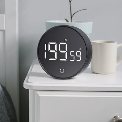 Magnetic Countdown Alarm Clock Kitchen Timer Manual Digital Timer Stand Desk Clock Cooking Timer Shower Study Stopwatch