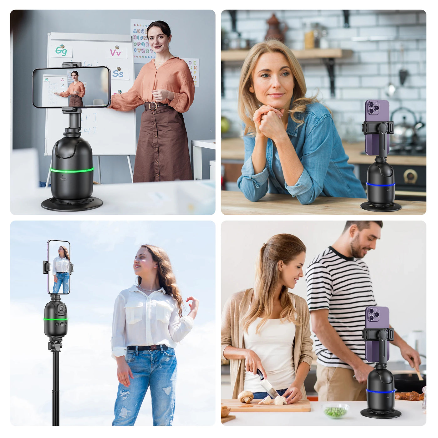 Selfieshow P03 Stabilizer 360°Auto Face Tracking AI