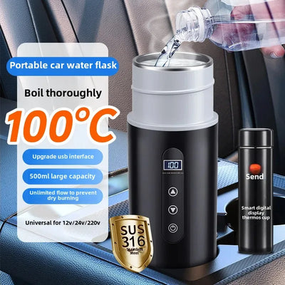 Vehicle Hot Water Mug 12V 24V