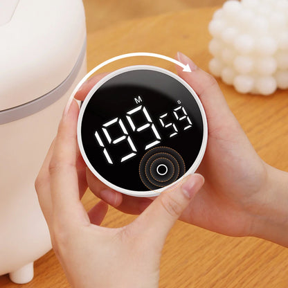 Magnetic Countdown Alarm Clock Kitchen Timer Manual Digital Timer Stand Desk Clock Cooking Timer Shower Study Stopwatch
