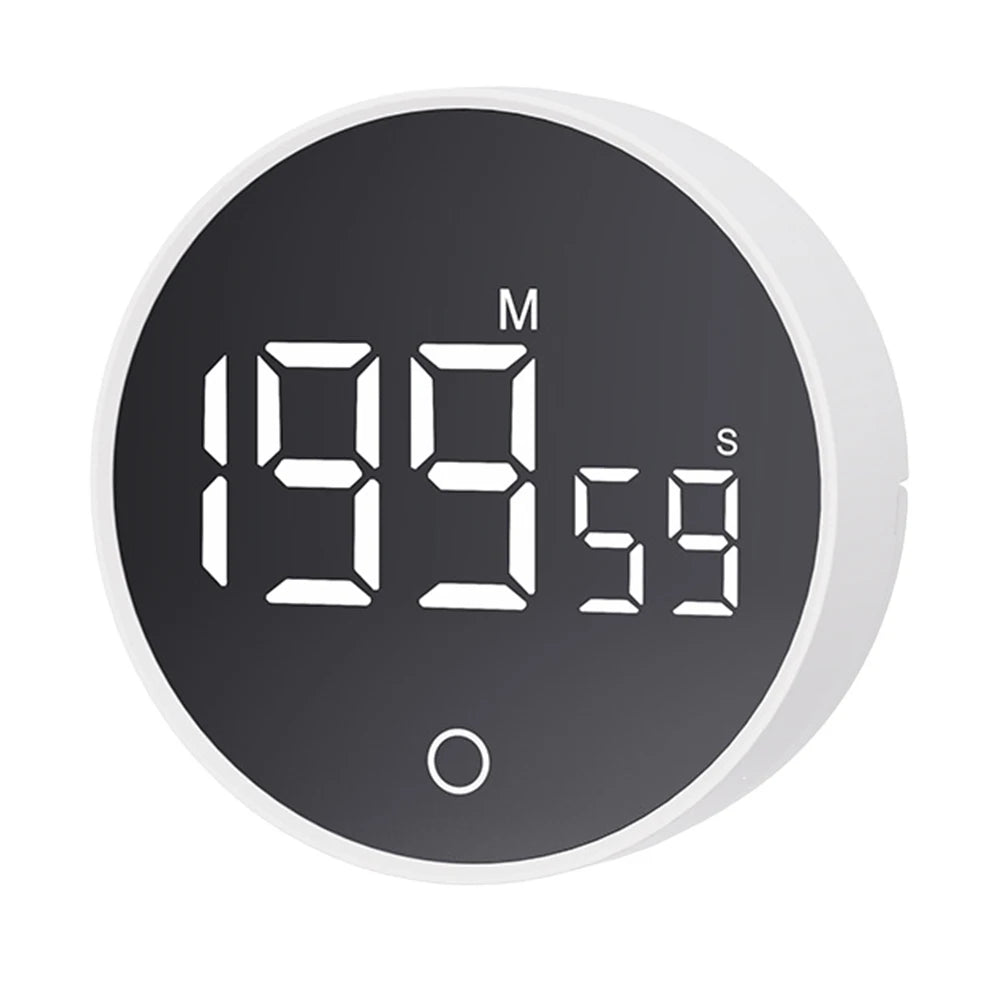 Magnetic Countdown Alarm Clock Kitchen Timer Manual Digital Timer Stand Desk Clock Cooking Timer Shower Study Stopwatch