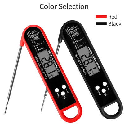 Instant Read Meat Thermometer Stainless Steel Kitchen Cooking Bbq Digital Meat Thermometer With Probe