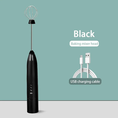 XIAOMI Electric Milk Frother Mini Handheld Wireless Powerful USB Rechargeable Convenience Coffee Milk Whipping Kitchen Whisks