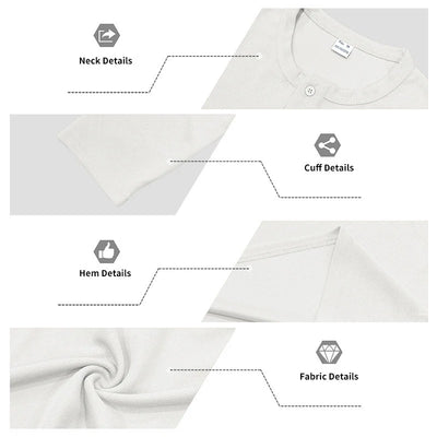 Stylish Men's Long Sleeve Henley Shirts Spring Autumn Daily Casual Solid Color Pullover Tops Mens Fashion Texture Ribbed T Shirt