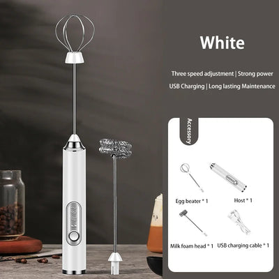 XIAOMI Electric Milk Frother Mini Handheld Wireless Powerful USB Rechargeable Convenience Coffee Milk Whipping Kitchen Whisks