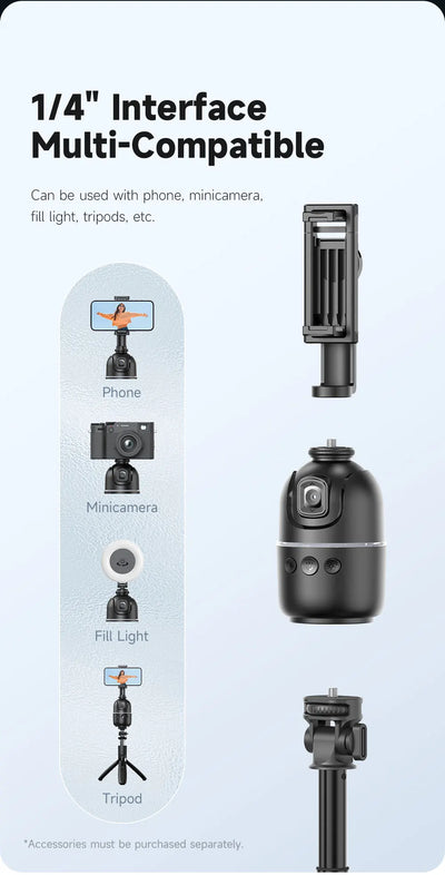 Selfieshow P03 Stabilizer 360°Auto Face Tracking AI