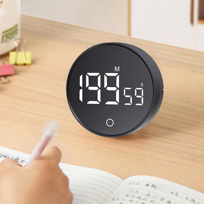 Magnetic Countdown Alarm Clock Kitchen Timer Manual Digital Timer Stand Desk Clock Cooking Timer Shower Study Stopwatch