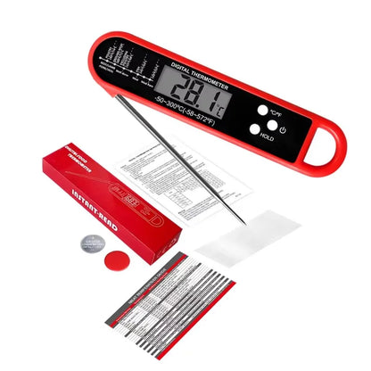 Instant Read Meat Thermometer Stainless Steel Kitchen Cooking Bbq Digital Meat Thermometer With Probe