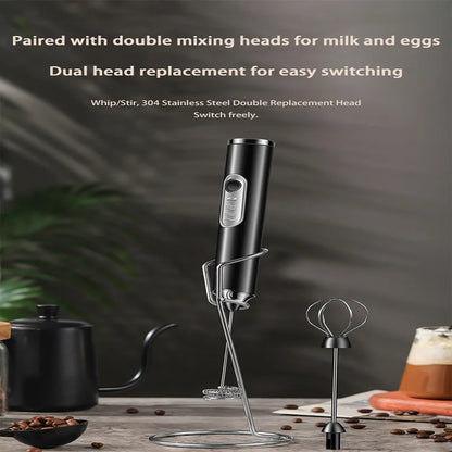 XIAOMI Electric Milk Frother Mini Handheld Wireless Powerful USB Rechargeable Convenience Coffee Milk Whipping Kitchen Whisks