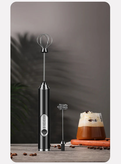 XIAOMI Electric Milk Frother Mini Handheld Wireless Powerful USB Rechargeable Convenience Coffee Milk Whipping Kitchen Whisks