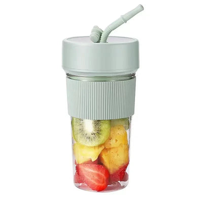 New Electric Fresh Juicer Powerful Crushed Ice Wireless Mini Portable Blender Bottle Juice Extractors Smoothie Mixer Cup