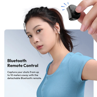 Ulanzi JJ03 Magnetic Phone Tripod Wireless Phone Grip Selfie Stick Desktop Tripod for iPhone 16 15 14 13 Pro Pro Max