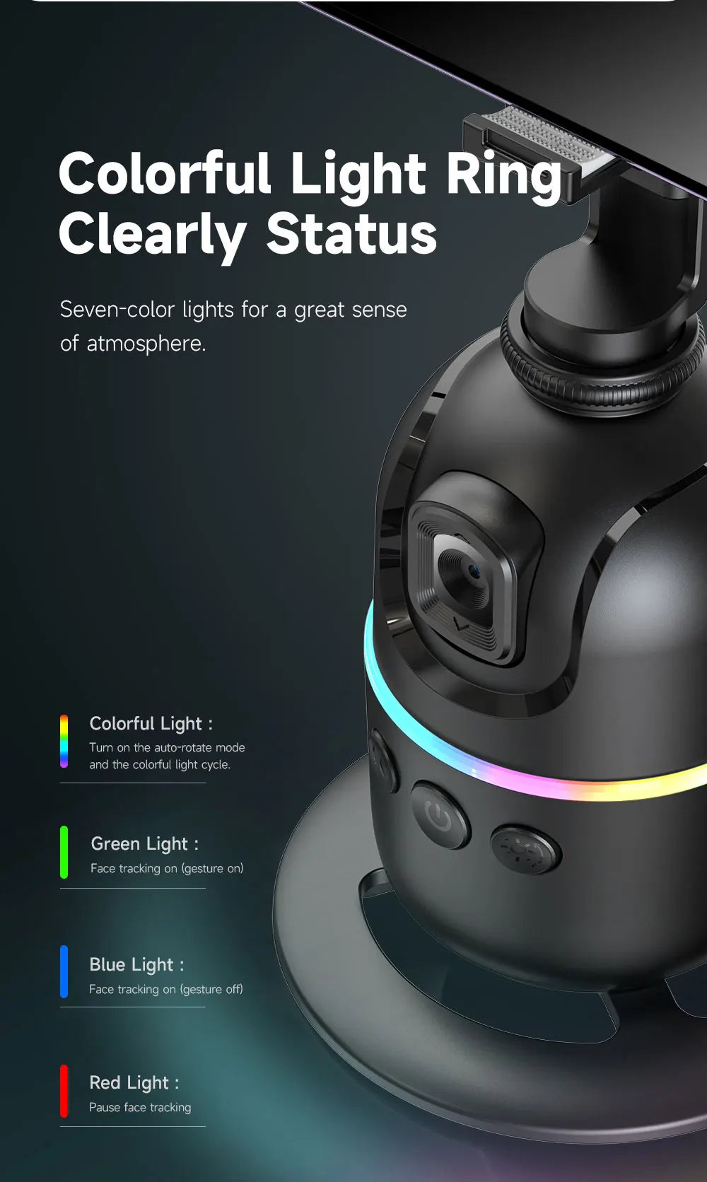 Selfieshow P03 Stabilizer 360°Auto Face Tracking AI
