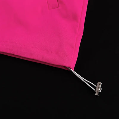 Spring Autumn Street Jumper Two Piece Set Women Long Sleeve Zipper Jacket+Patchwork Hip-Hop Sports Pant Suit Loose Women Outfit