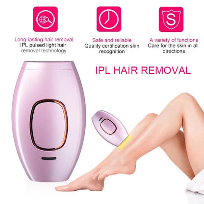 Permanently Home Use Mini Handheld 999999 Flashes IPL Laser Hair Removal Device Painless Personal Care for Men and Women 881