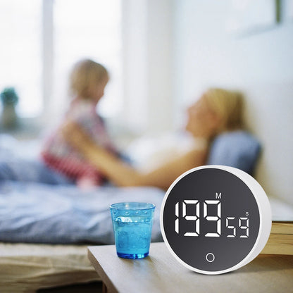 Magnetic Countdown Alarm Clock Kitchen Timer Manual Digital Timer Stand Desk Clock Cooking Timer Shower Study Stopwatch